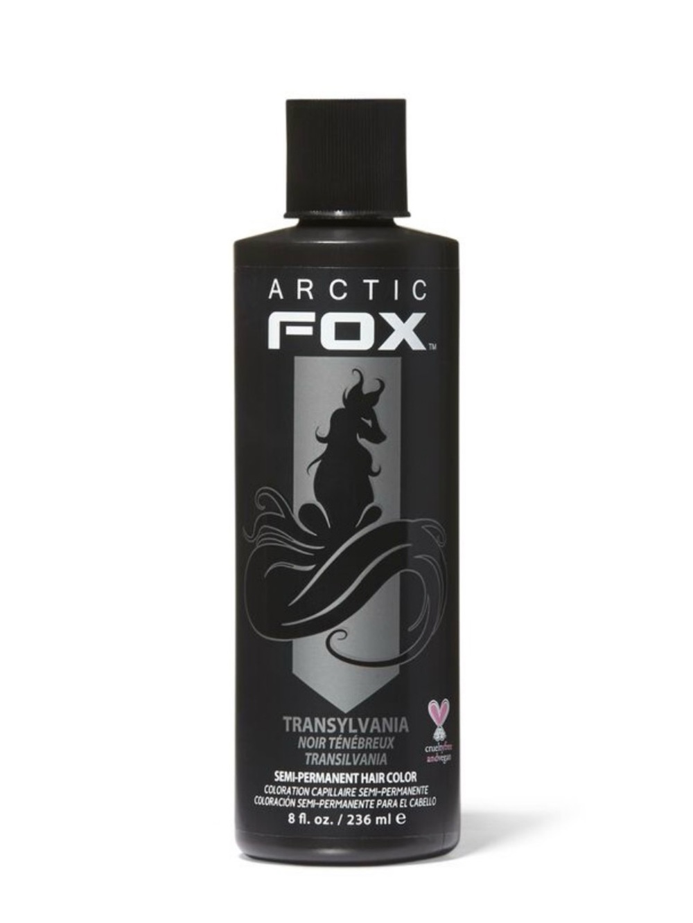 Arctic Fox Semi-Permanent Hair Color — Transylvania (Black) 8 fl oz